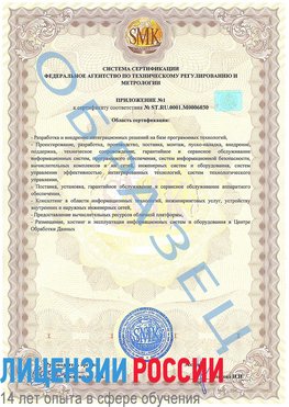 Образец сертификата соответствия (приложение) Средняя Ахтуба Сертификат ISO 27001