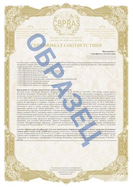 Образец Приложение к СТО 01.064.00220722.2-2020 Средняя Ахтуба Сертификат СТО 01.064.00220722.2-2020 